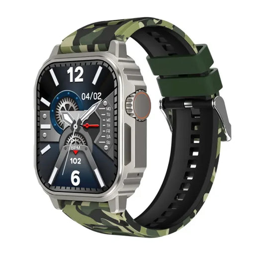 Reloj Smartwatch Tipo Militar GRIS